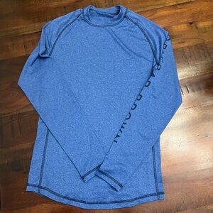 Orlebar Brown Rash Guard Crewneck Long Sleeve Blue Size S Performance Top